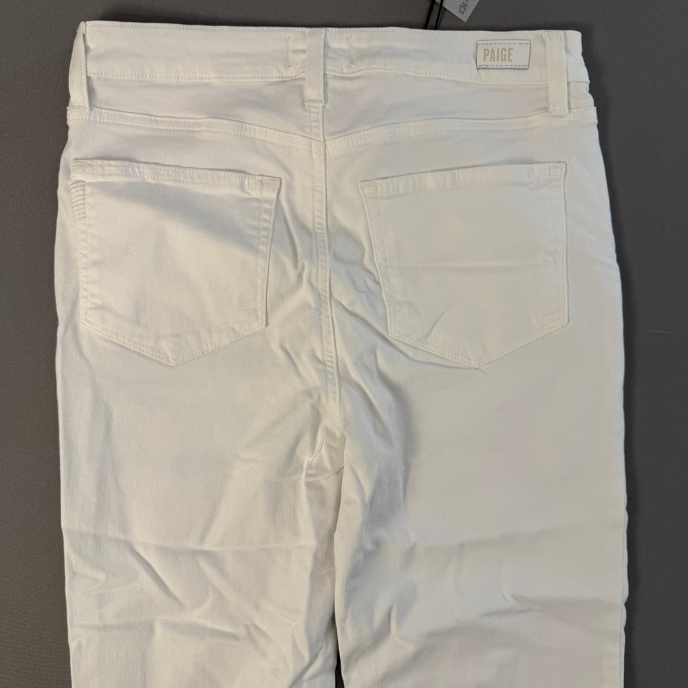 PAIGE Jacqueline Crop Optic White Jeans Size 30 New‎ Womens Denim Pants - Picture 9 of 9